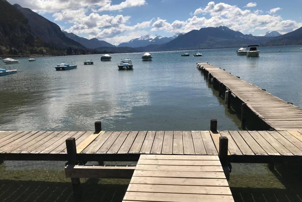 Chez Jacques - Terrasse Avec Vue Lac Et Montagne 阿讷西 外观 照片